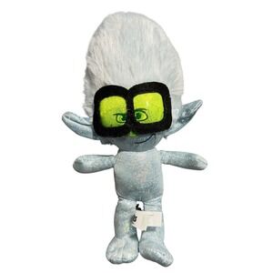 Trolls Band Together Tiny Diamond Plush Glitter Silver 10 inch Stuffed Toy 2024